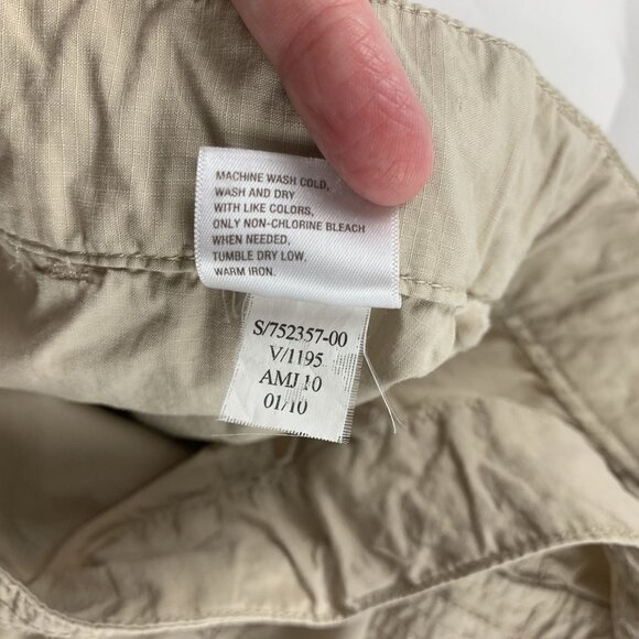 Old Navy Retro Khaki Canvas Roll Cuff Pant 8R - Picture 5 of 7